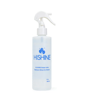 HI-FLOAT Hi-Shine Balloon Spray bottle ready for glossy balloons.