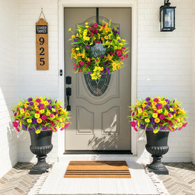 HIAGROW four-color mix features magenta purple yellow dark-yellow for lively displays.