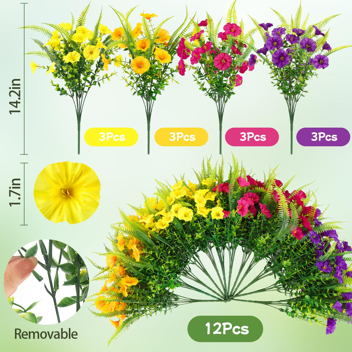 HIAGROW suitable for indoor and outdoor home decor with minimal maintenance.