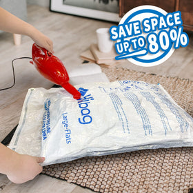 HIBAG easy-to-use bags simplify packing with a clear sealing process.
