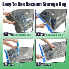 HIBAG rip-resistant PA+PE material guards against tears during storage.