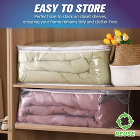 HIBAG transparent design with breathable zipper mesh for fresh storage