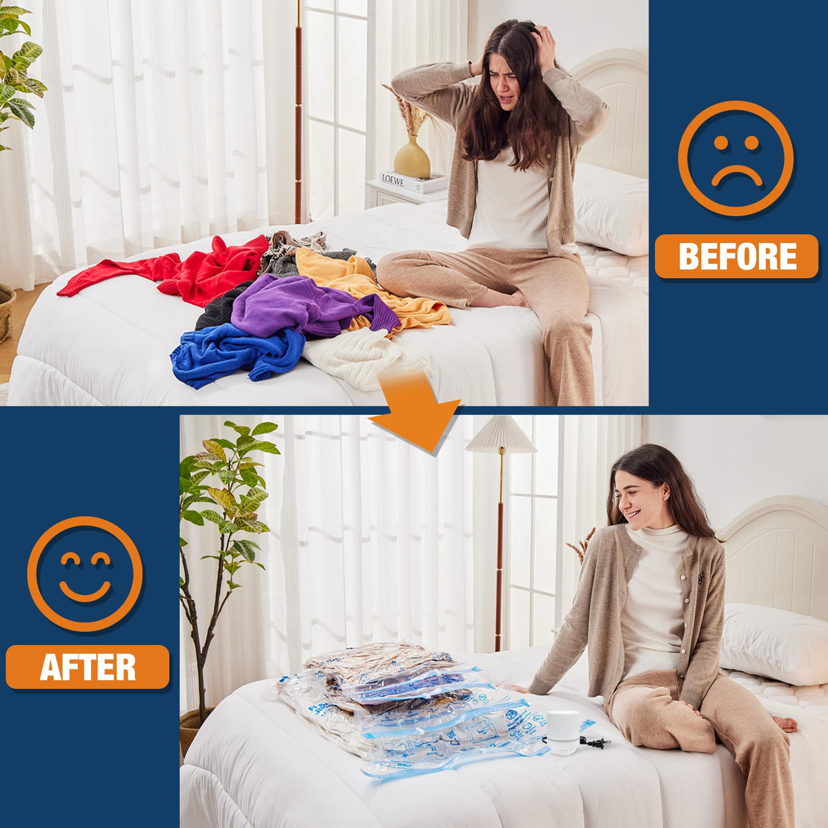 HIBAG versatile storage for home organization and travel packing.