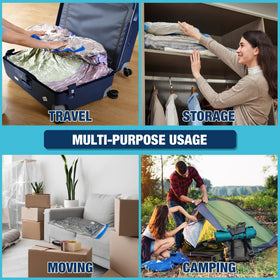HIBAG bags ideal for travel or moving with bulky items stored compactly.