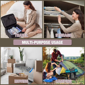 HIBAG vacuum bags shield items from dust and dirt in closets and luggage