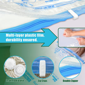 HIBAG durable PA+PE material ensures reusable, tear-resistant performance.