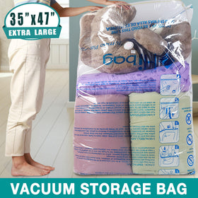 HIBAG XXL double-zipper detail highlights a secure seal.