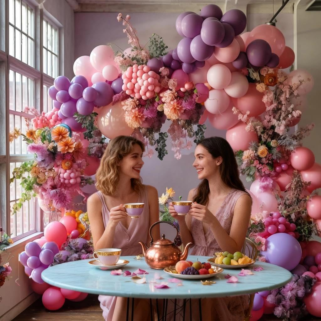 HIBAOpati balloon arch accessories and glue points ensure secure, clean assembly.