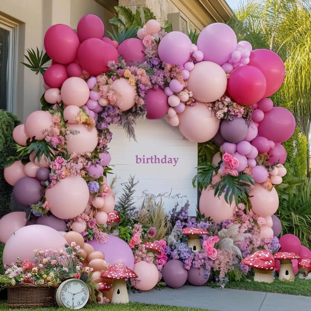HIBAOpati double stuffed lavender balloons add lush dimension to decor.