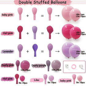 HIBAOpati hot pink balloons provide vibrant color accents for celebrations.