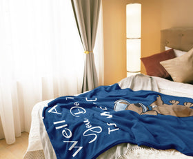 Hibolen blanket on sofa provides a comforting home moment.