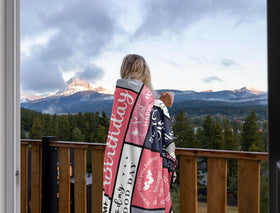 Hibolen easy-care blanket designed to resist wear and fading.