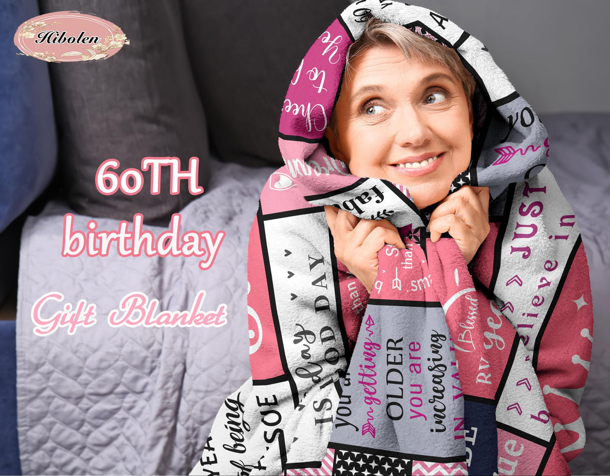 Hibolen blanket pattern with a meaningful quote conveying warmth and care.