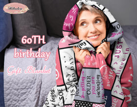 Hibolen blanket pattern with a meaningful quote conveying warmth and care.