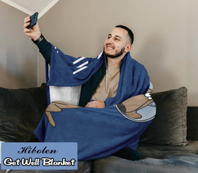 Hibolen travel-friendly blanket for planes and cars.