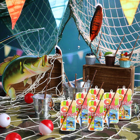 Hiboom Gone Fishing thank you cards for a polished token of appreciation.