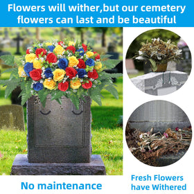 Hibsotco no-maintenance cemetery blooms for busy families