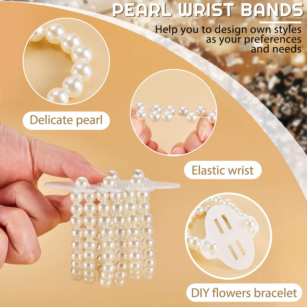 Hicarer DIY style wrist corsage to create customized looks.