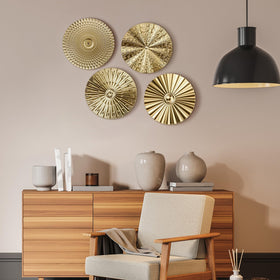 Hicarer gold sunburst wall decor set perfect for gifting or living spaces