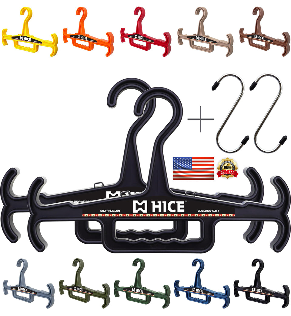 HICE Titan vest hanger for heavy-duty gear storage up to 200 lb.