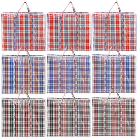 Hiceeden 9-pack checkered bags with large capacity for moving