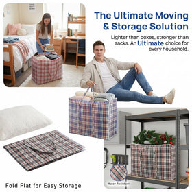 Hiceeden foldable dorm storage bags saving closet space