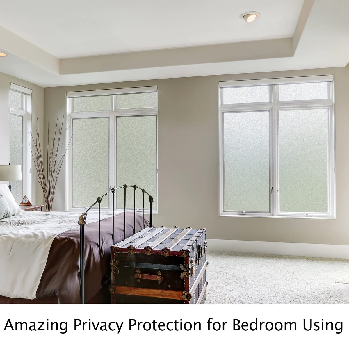 HIDBEA works on flat, clean glass surfaces for privacy.