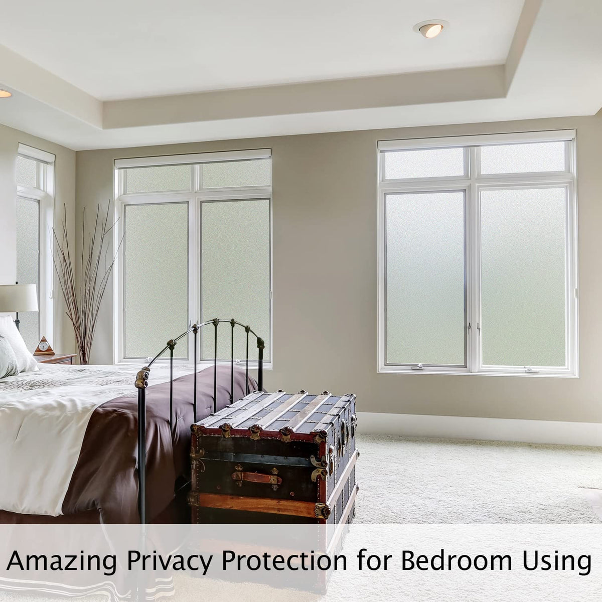 HIDBEA flat, smooth glass surface ready for frosted film
