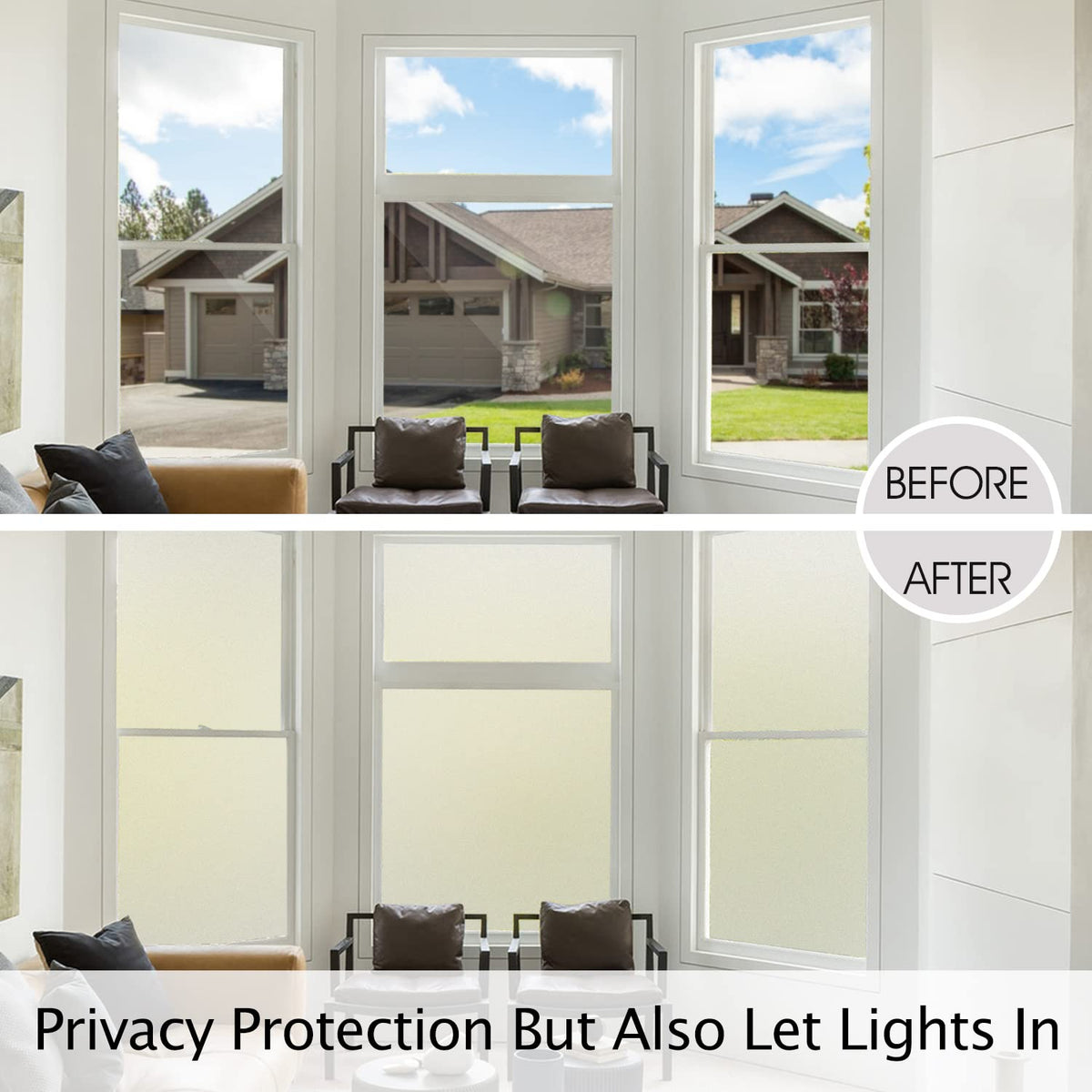 HIDBEA UV blocking film protects furnishings from sun glare