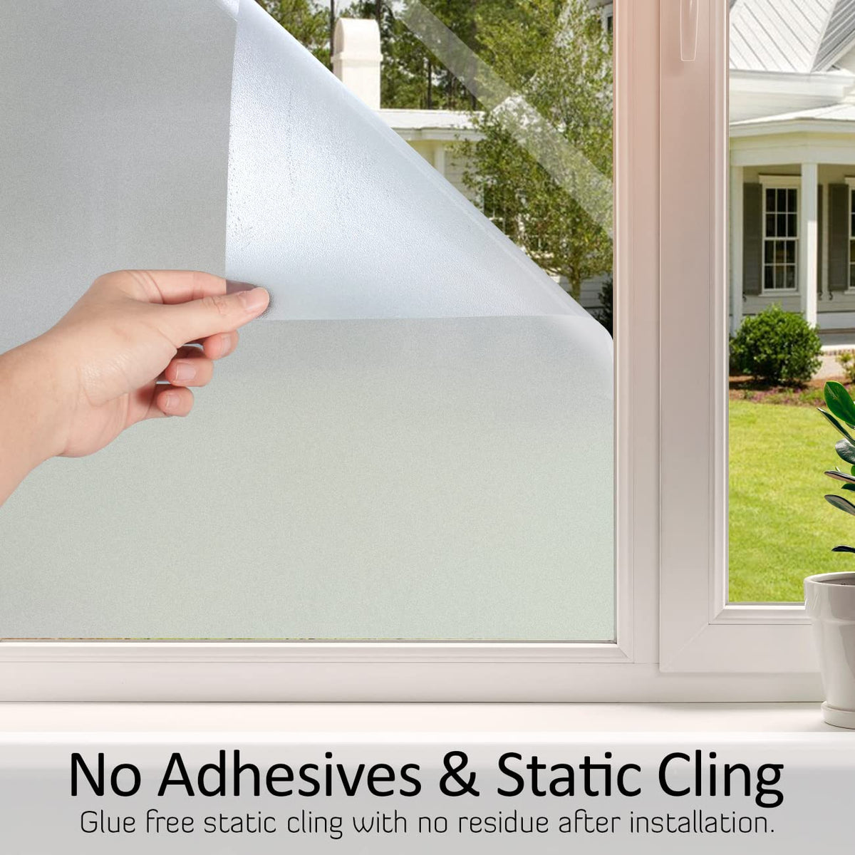 HIDBEA versatile film suitable for bathroom, living room, and office windows