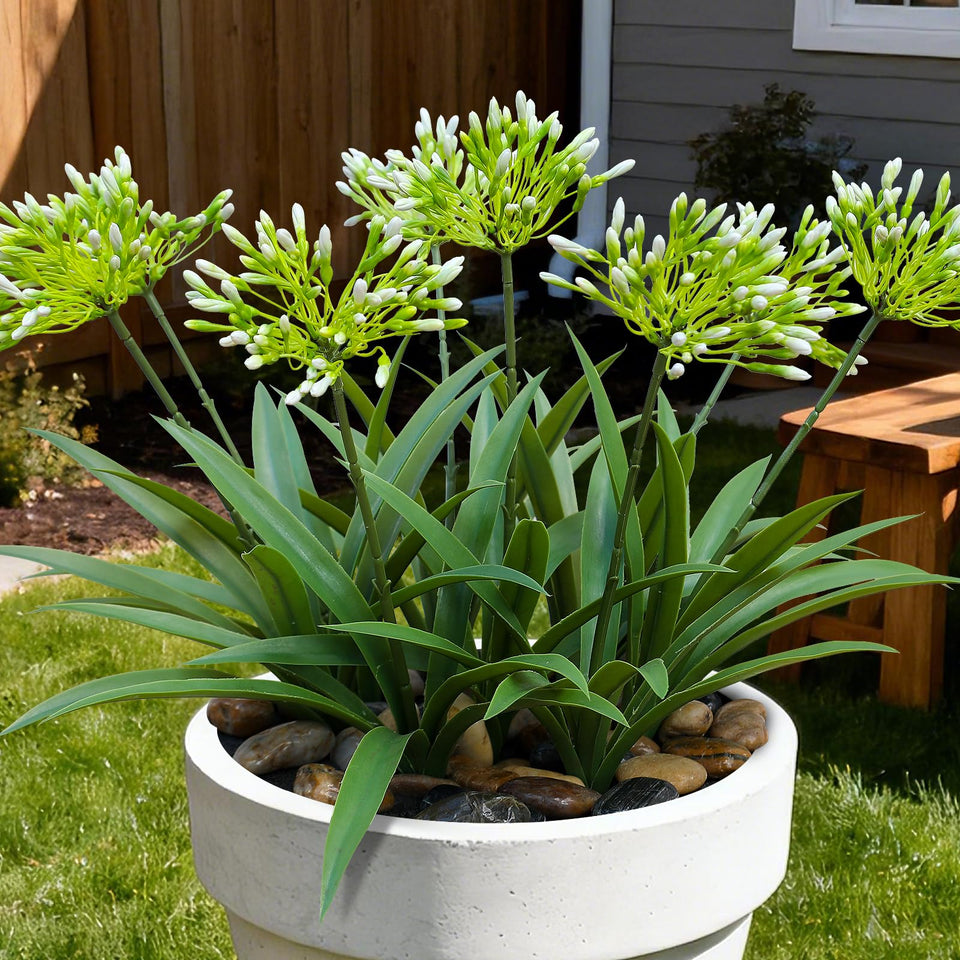HIFORESTAR Agapanthus 18.9-inch stems for bold outdoor displays