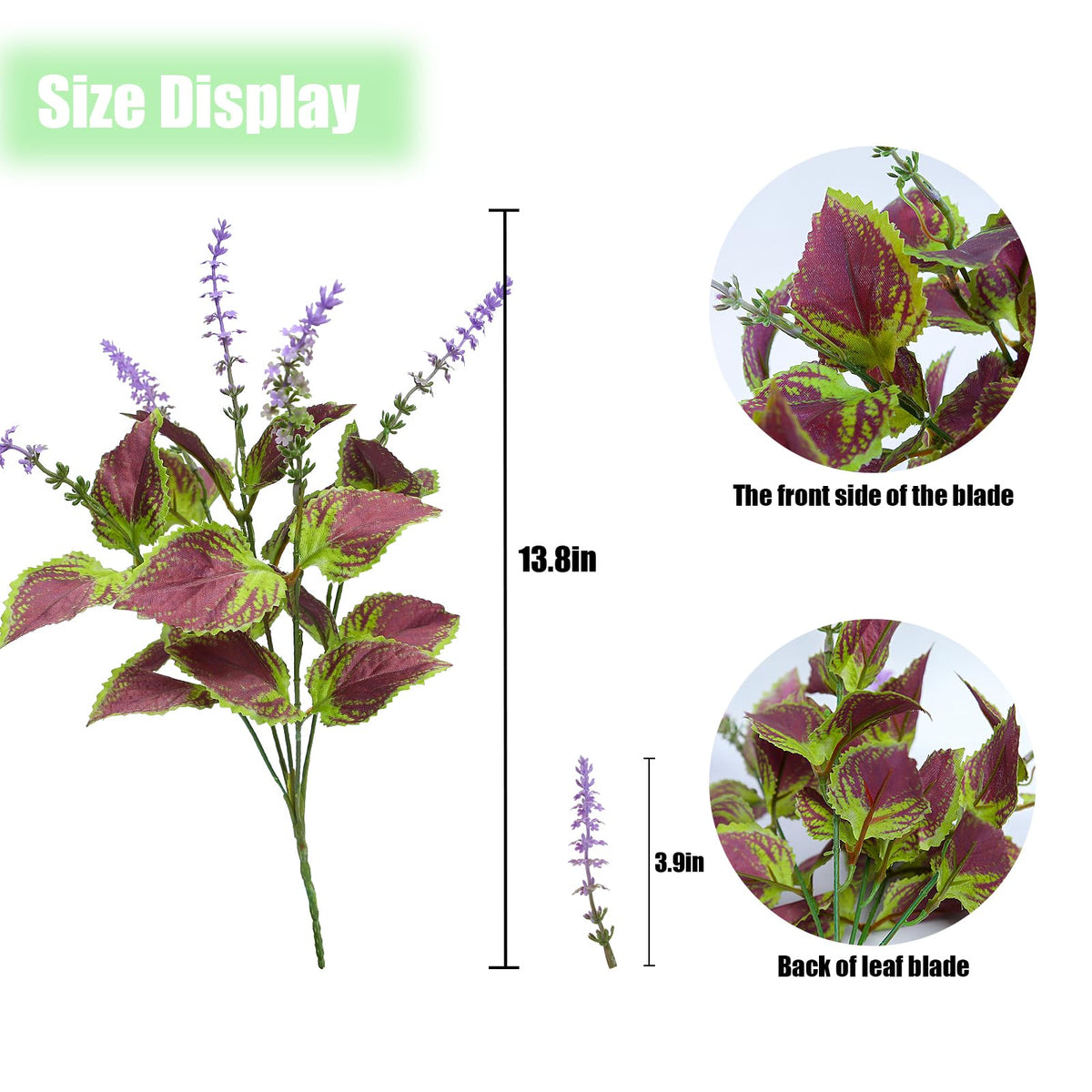HIFORESTAR flexible stems let you shape leaves naturally