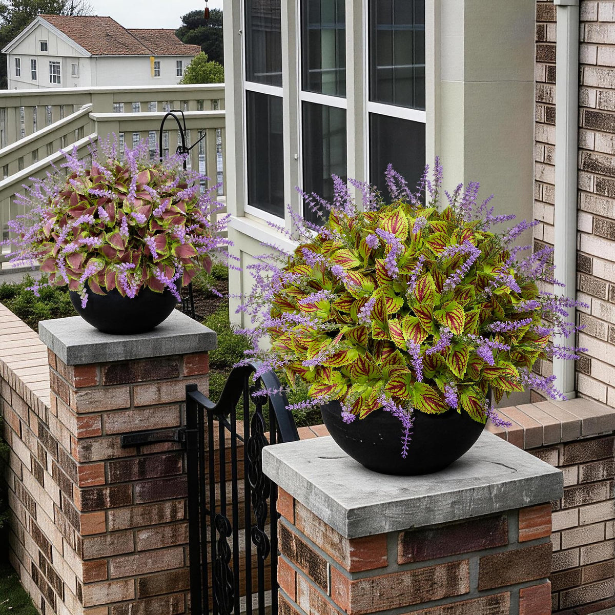 HIFORESTAR silk coleus leaves with 3D detail create a natural, premium look.