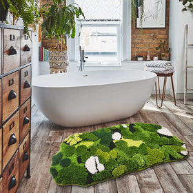 Hifuwan soft plush tufted surface for a comfortable step