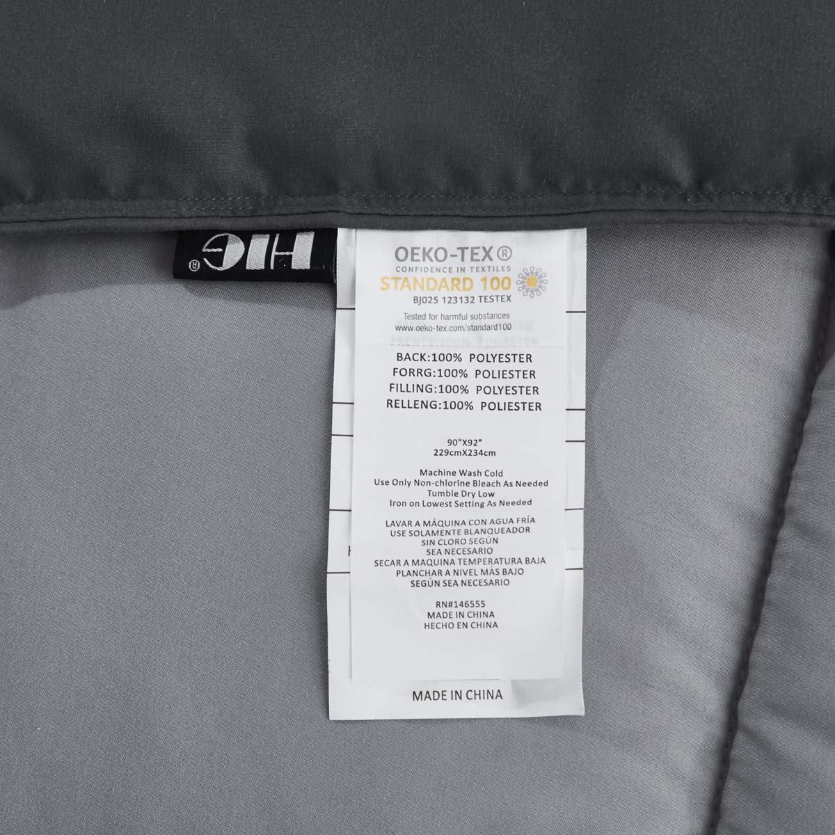 HIG breathable all season comfort suits year round use.