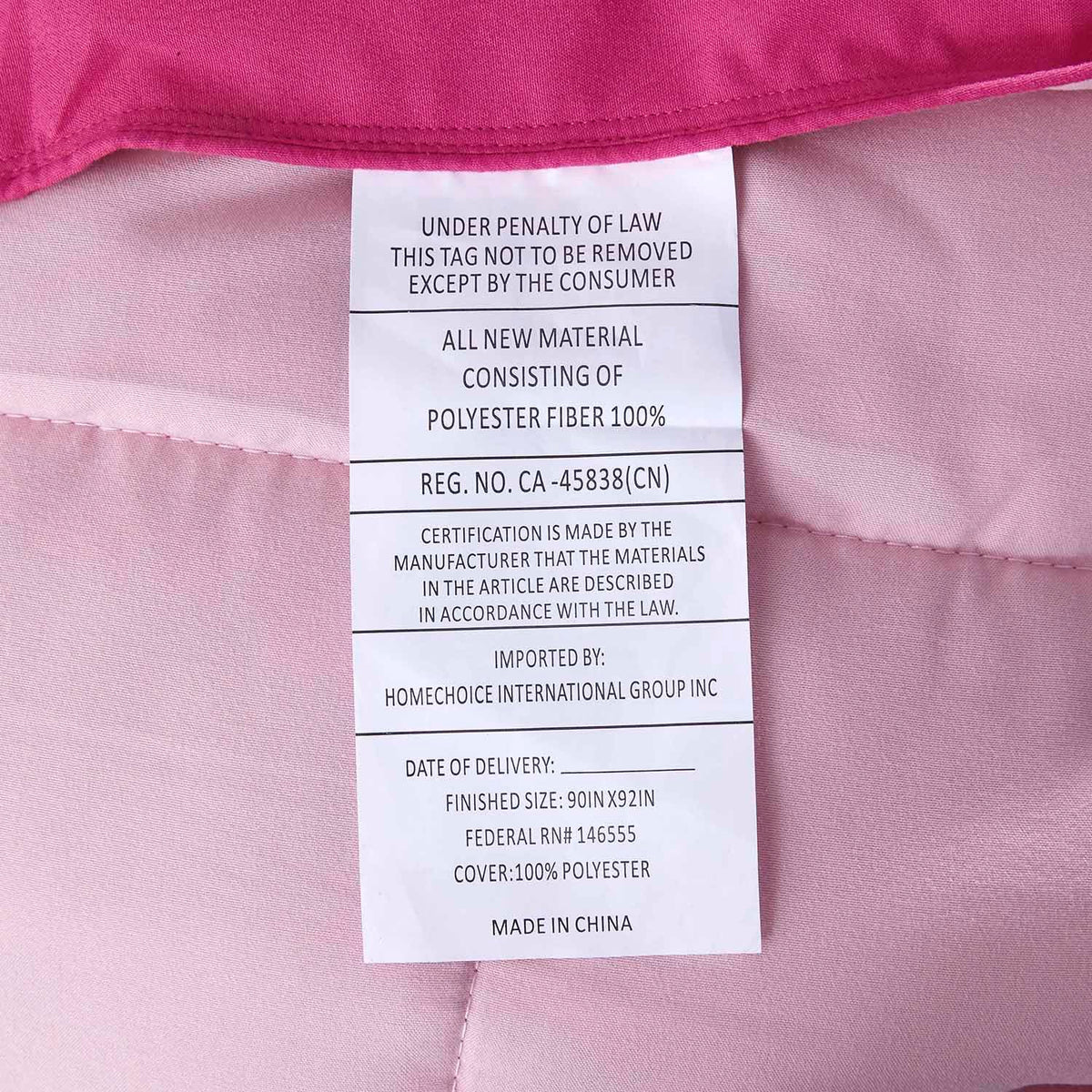 HIG machine-washable comforter set stays color and loft after washes.
