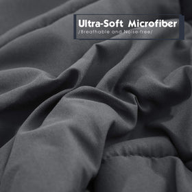 HIG queen comforter with two shams neatly displayed for a complete bed set