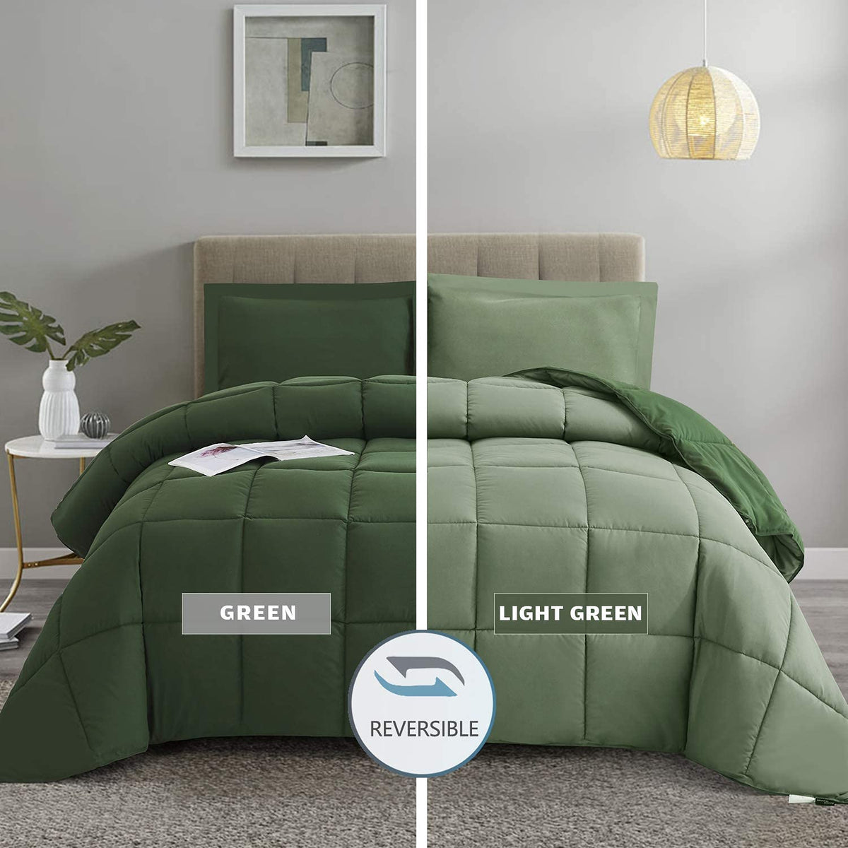 HIG soft microfiber provides gentle warmth and breathable comfort for all-season use