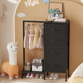 HIGDBFE compact black design complements any room's decor and shoes area