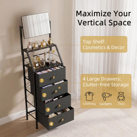 HIGDBFE scratch-resistant wood top provides a durable daily-use surface