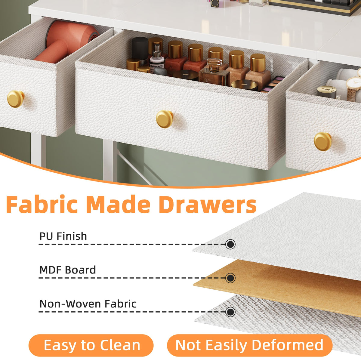 HIGDBFE vanity desk gift-ready presentation for teens and beauty lovers