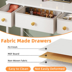HIGDBFE vanity desk gift-ready presentation for teens and beauty lovers