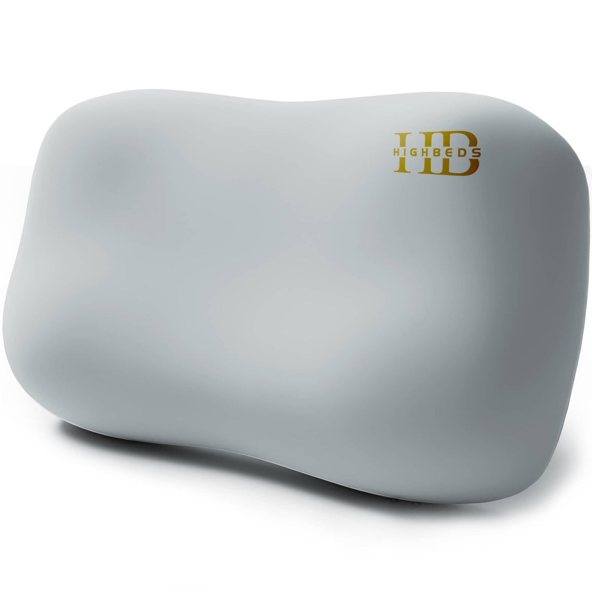 HighBeds Cervical Neck Pillow front view showing neck support and alignment.