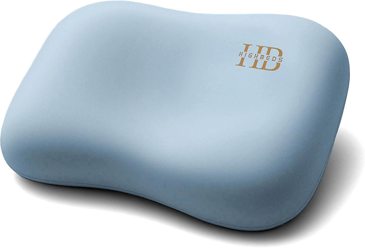 HighBeds Cervical Neck Pillow with seamless curve supports any sleep position.