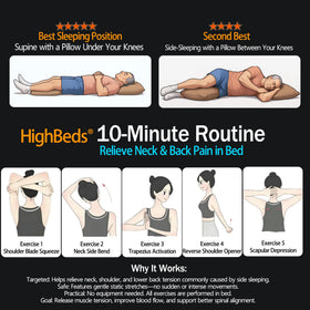 HighBeds sleep-training program preview image highlighting daily routine benefits.
