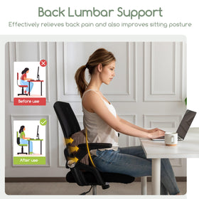 HIGOGOGO back cushion edge piping maintains shape for daily use.