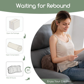 HIGOGOGO elderly-friendly design supports leaning safely during rest.