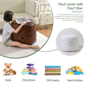 HIGOGOGO memory foam chunk filling offers cushioned foot support on a sofa.