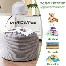 HIGOGOGO memory foam filler close-up demonstrates soft, supportive padding.