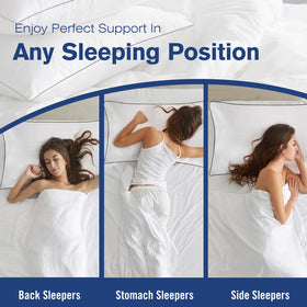 Higoom pillow supports stomach, back, and side sleepers for versatile comfort